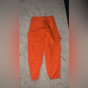 Orange Cargo Pants